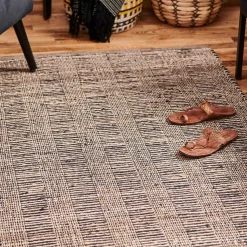 Alfombras<CASA Ethnic Alfombra Negro, Natural
