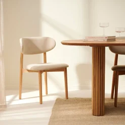 Sillas De Comedor<CASA Falco Silla De Comedor Beis