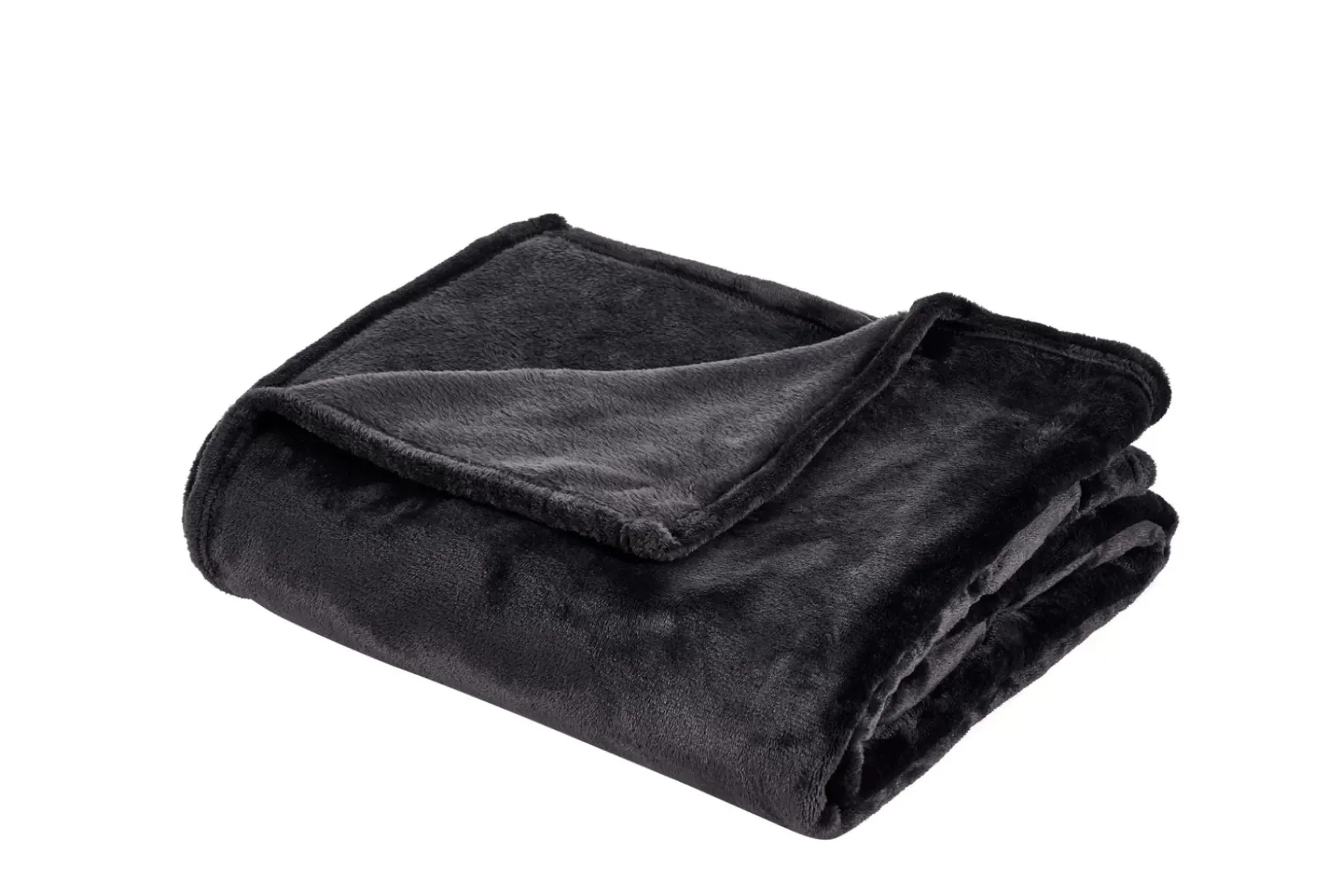 Mantas<CASA Flanella Manta Gris Oscuro