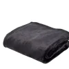 Mantas<CASA Flanella Manta Gris Oscuro