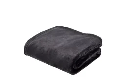 Mantas<CASA Flanella Manta Gris Oscuro