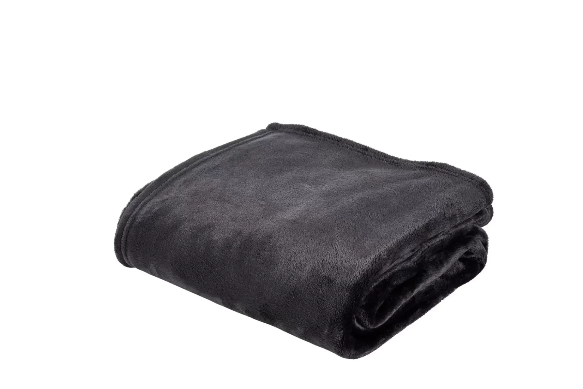 Mantas<CASA Flanella Manta Gris Oscuro