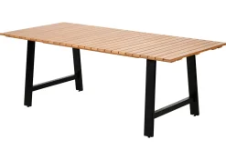 Mesas De Jardín<CASA Formax Mesa De Jardín Con Patas En A Natural/Negro