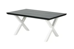 Mesas De Jardín<CASA Formax Mesa De Jardín Con Patas En X Negro/Blanco