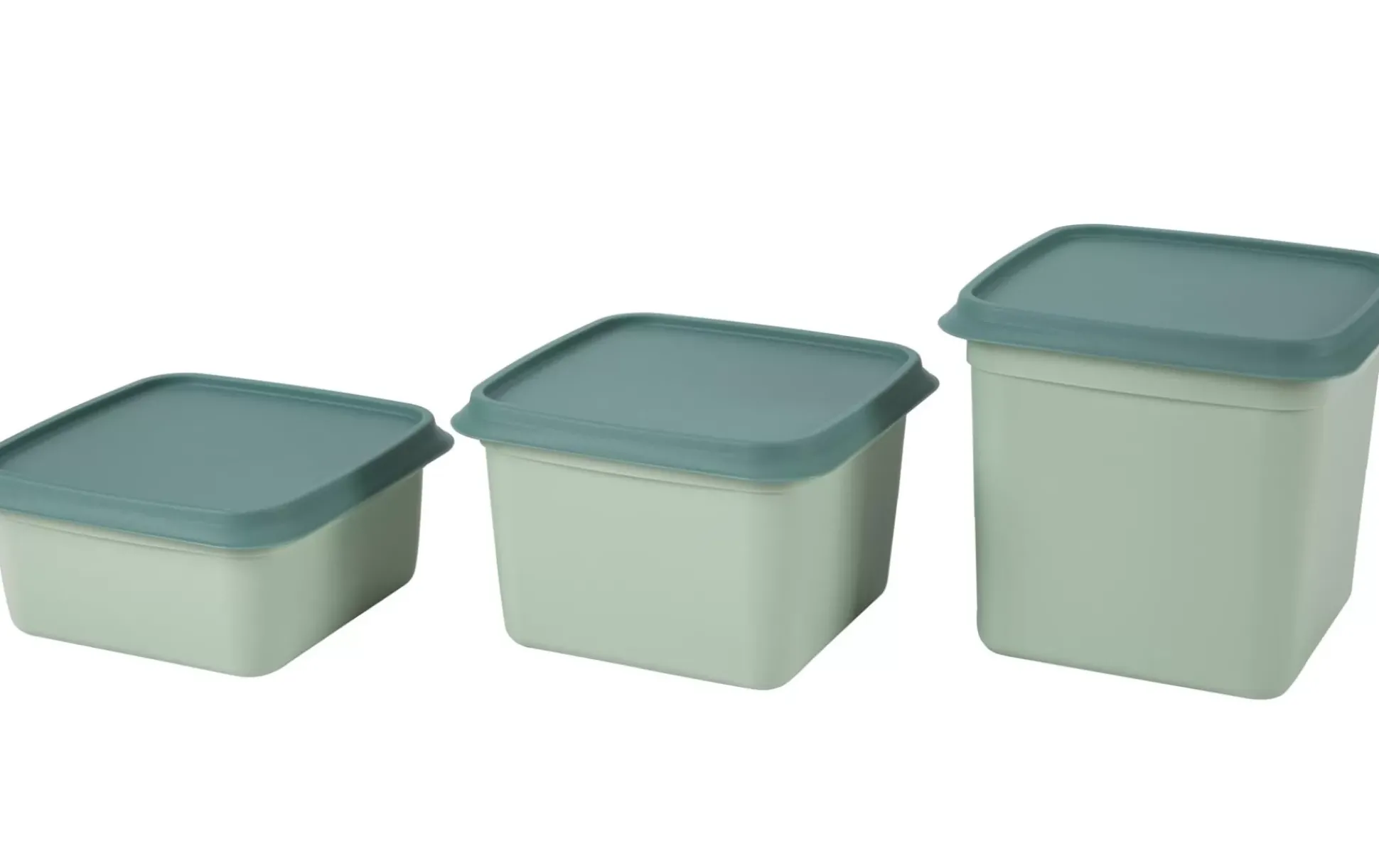 Taperes<CASA Freezer Cajas Congeladoras Juego De 10 Menta, Verde Oscuro
