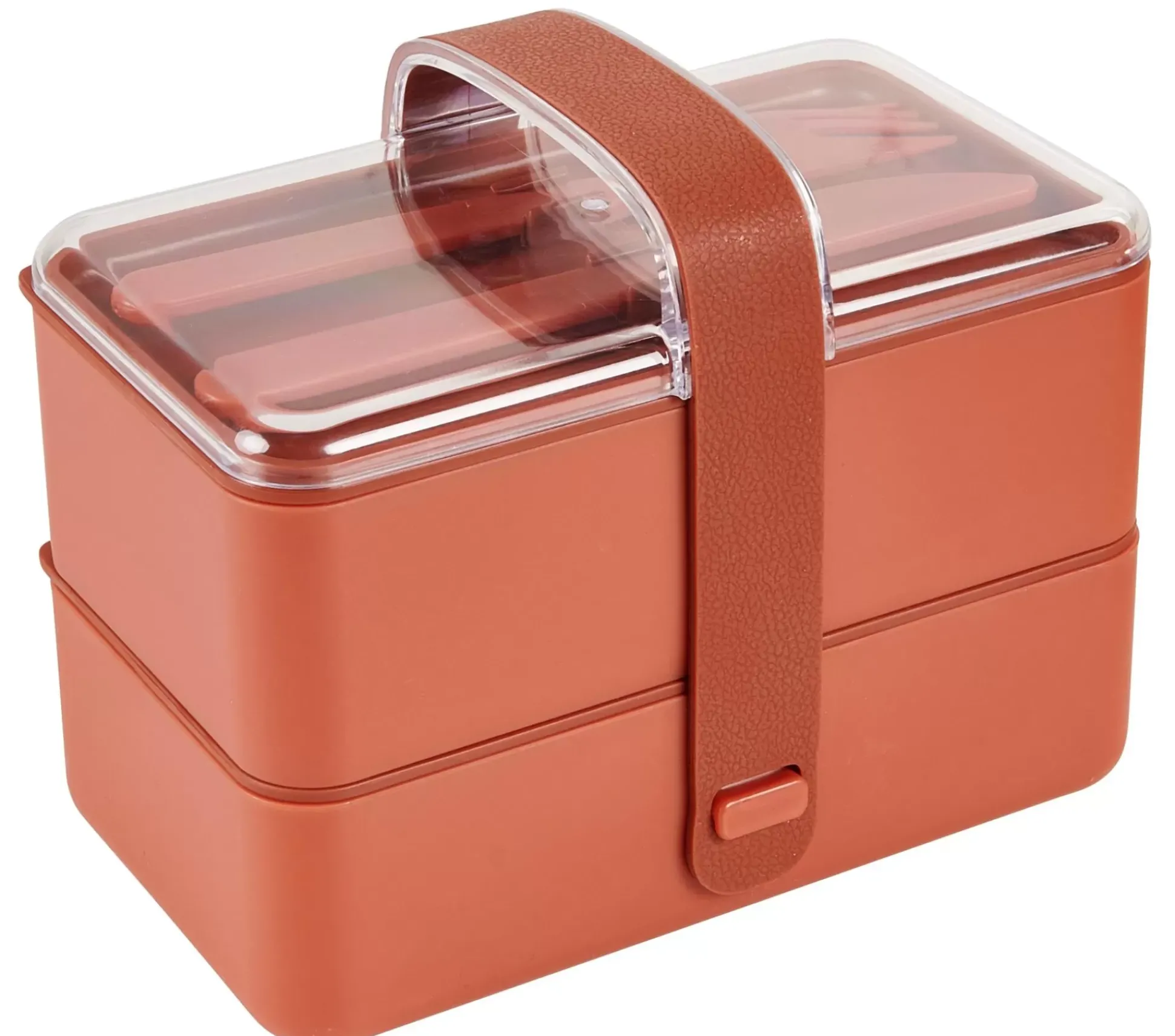Fiambreras<CASA Freshmood Bentobox Naranja