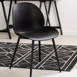 Sillas De Comedor<CASA Freya Silla De Comedor Negro
