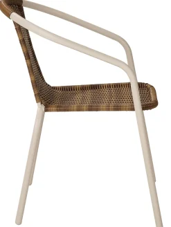 Sillas De Jardín<CASA Gerona Silla Apilable Arena + Natural