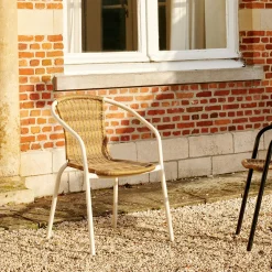 Sillas De Jardín<CASA Gerona Silla Apilable Arena + Natural