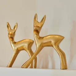 Figuras Decorativas<CASA Goldy Decorativa Ciervo Dorado