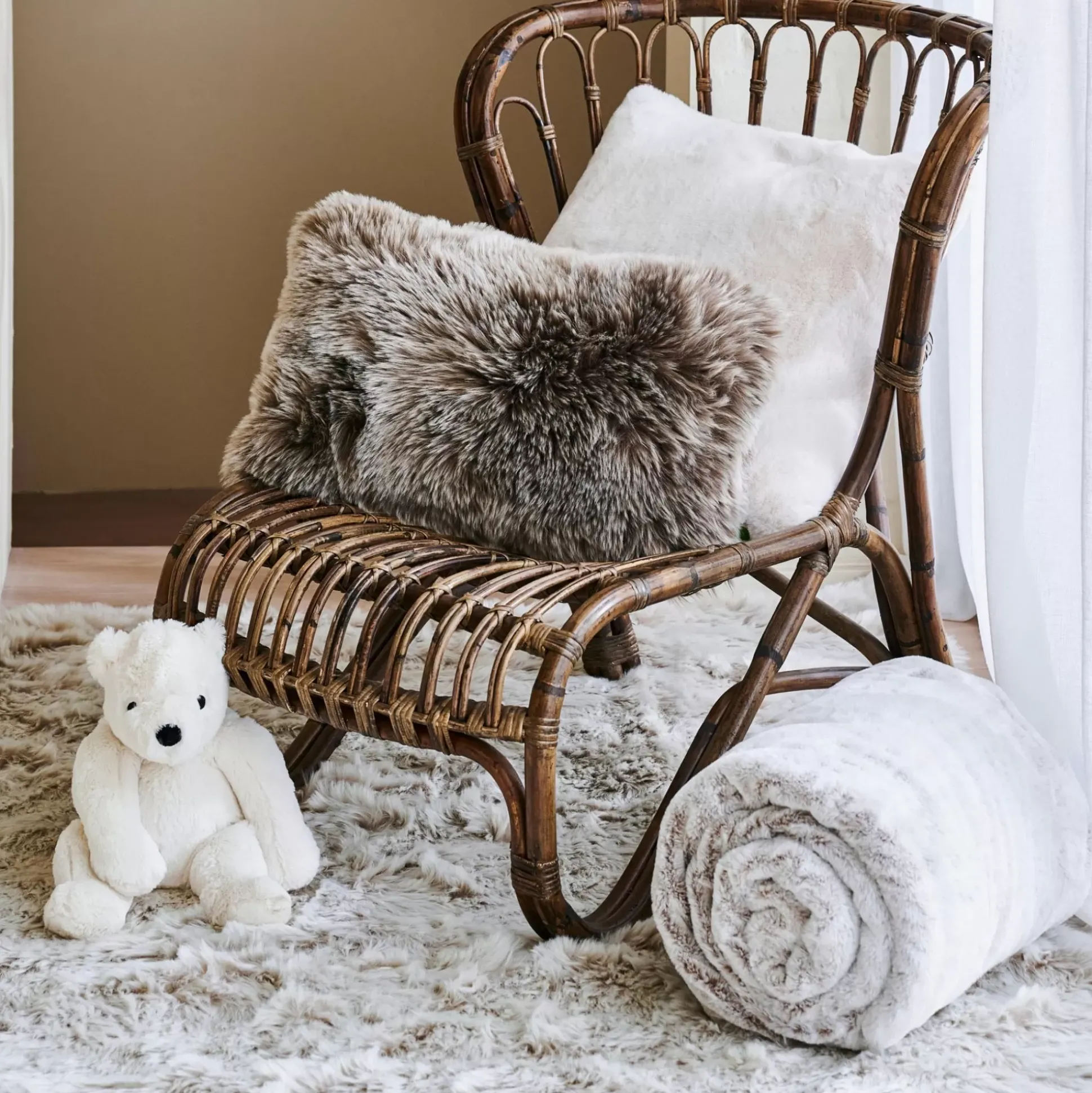 Sillones<CASA Gomar Silla Lounge Natural