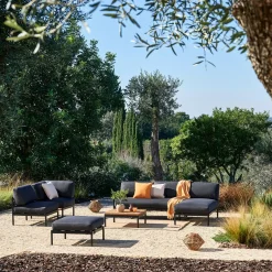 Conjuntos Lounge<CASA Hanna Lounge Banco Negro