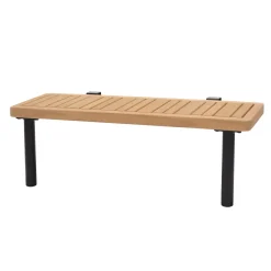 Conjuntos Lounge<CASA Hanna Lounge Mesa Auxiliar Negro, Natural