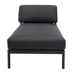 Conjuntos Lounge<CASA Hanna Tumbona Lounge Negro