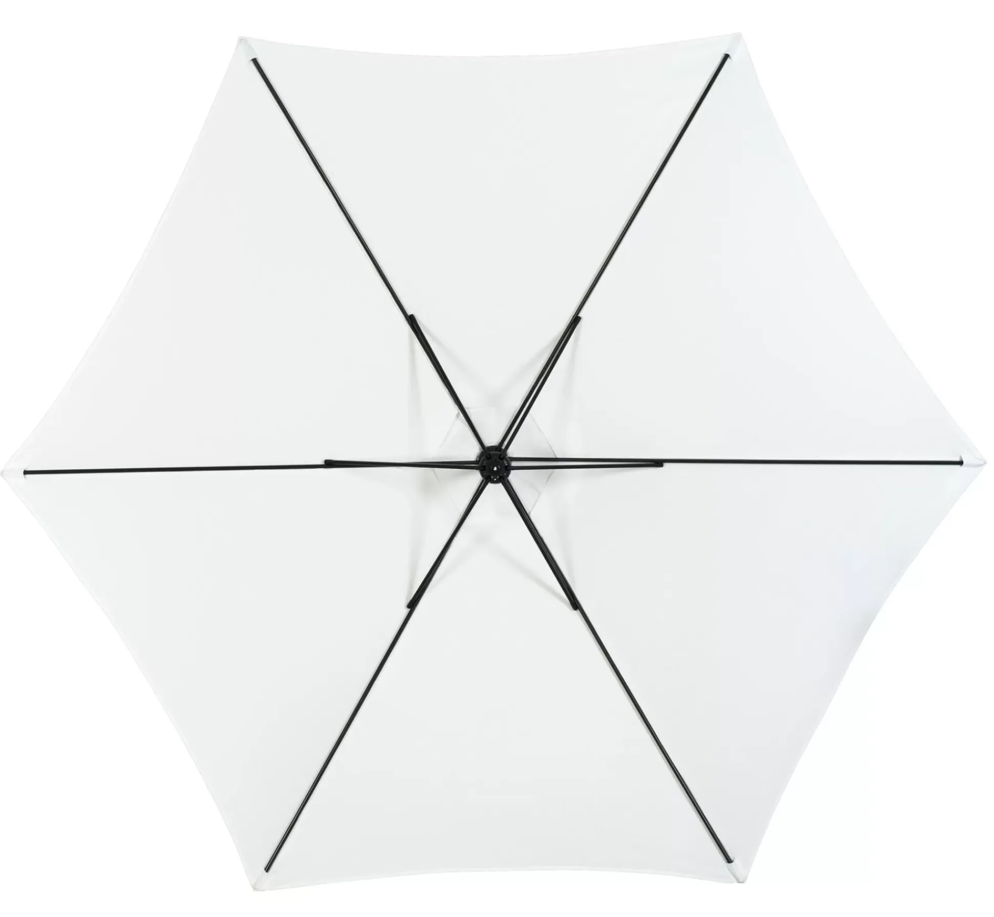 Parasoles<CASA Hawai Parasol Colgante Sin Pie Blanco