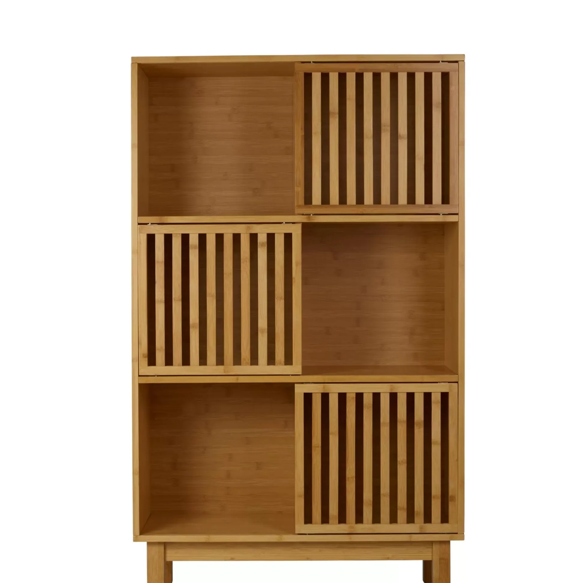 Cajoneras<CASA Helge Armario Compartimentos Natural