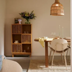 Cajoneras<CASA Helge Armario Compartimentos Natural