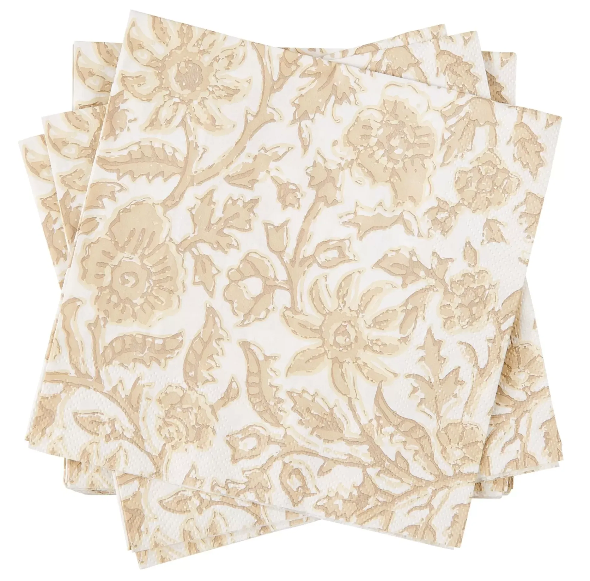 Servilletas<CASA Henna Flower Paquete De 20 Servilletas Rojo, Beis