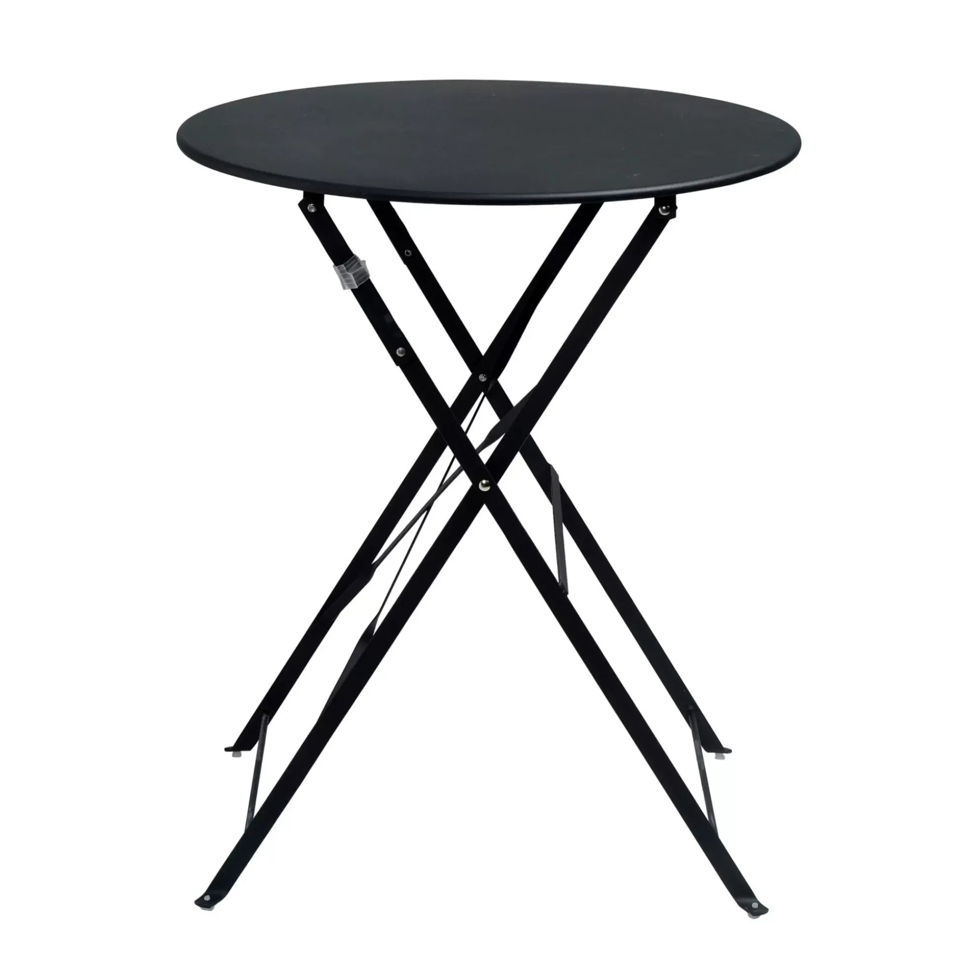 Mesas De Jardín<CASA Imperial Mesa Plegable Redondo Negro