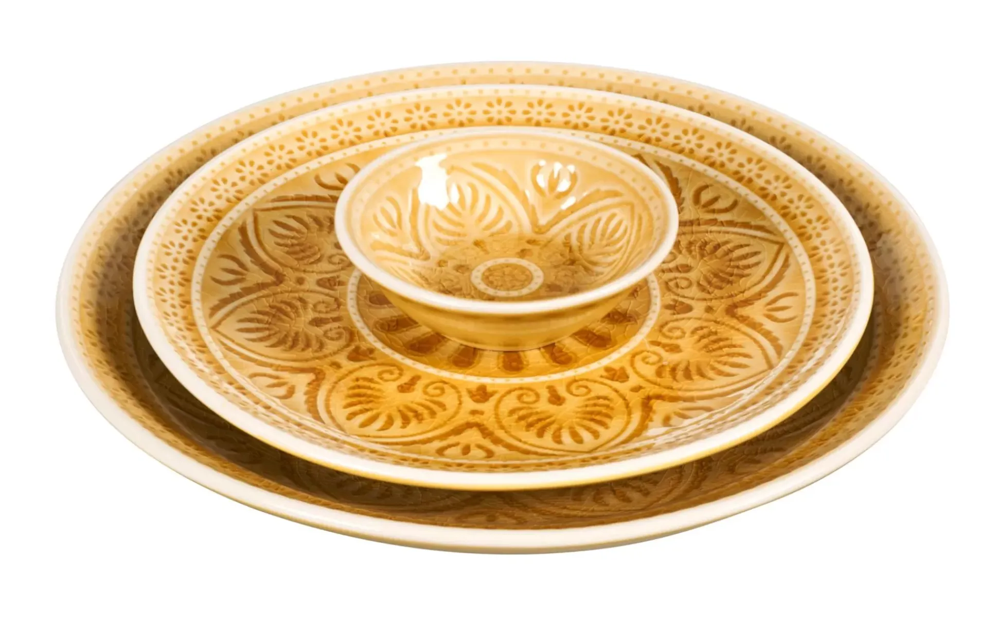 Platos<CASA Indo Plato Amarillo