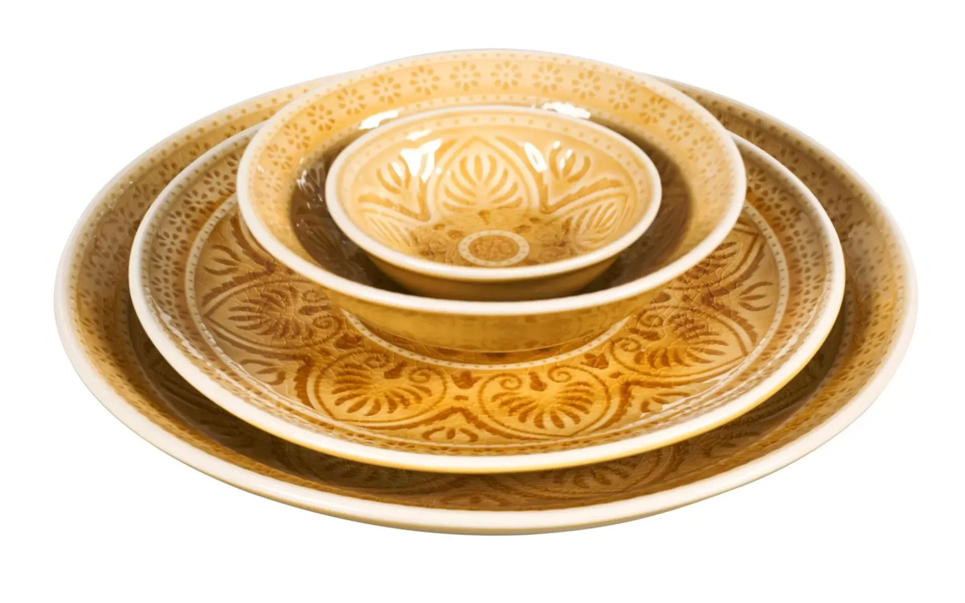 Platos<CASA Indo Plato Amarillo