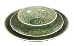 Platos<CASA Indo Plato Verde