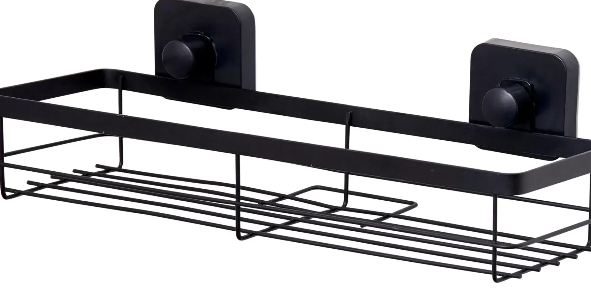 Accesorios De Ducha<CASA Industria Cesta De Ducha Con Ventosas Negro