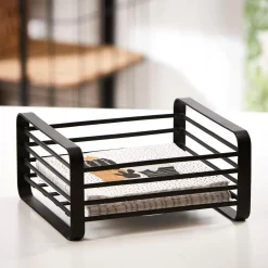 Accesorios De Cocina<CASA Industria Servilletero Negro