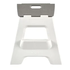 Limpiar<CASA Jasmin Taburete Plegable Deluxe Xl Gris Claro