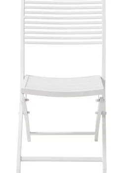 Sillas De Jardín<CASA Jesse Silla Plegable Blanco, Beis