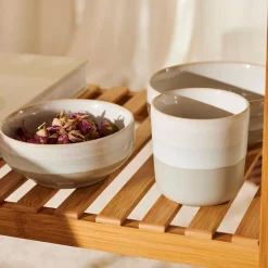 Tacitas<CASA Jessie White Taza Sin Asa Blanco