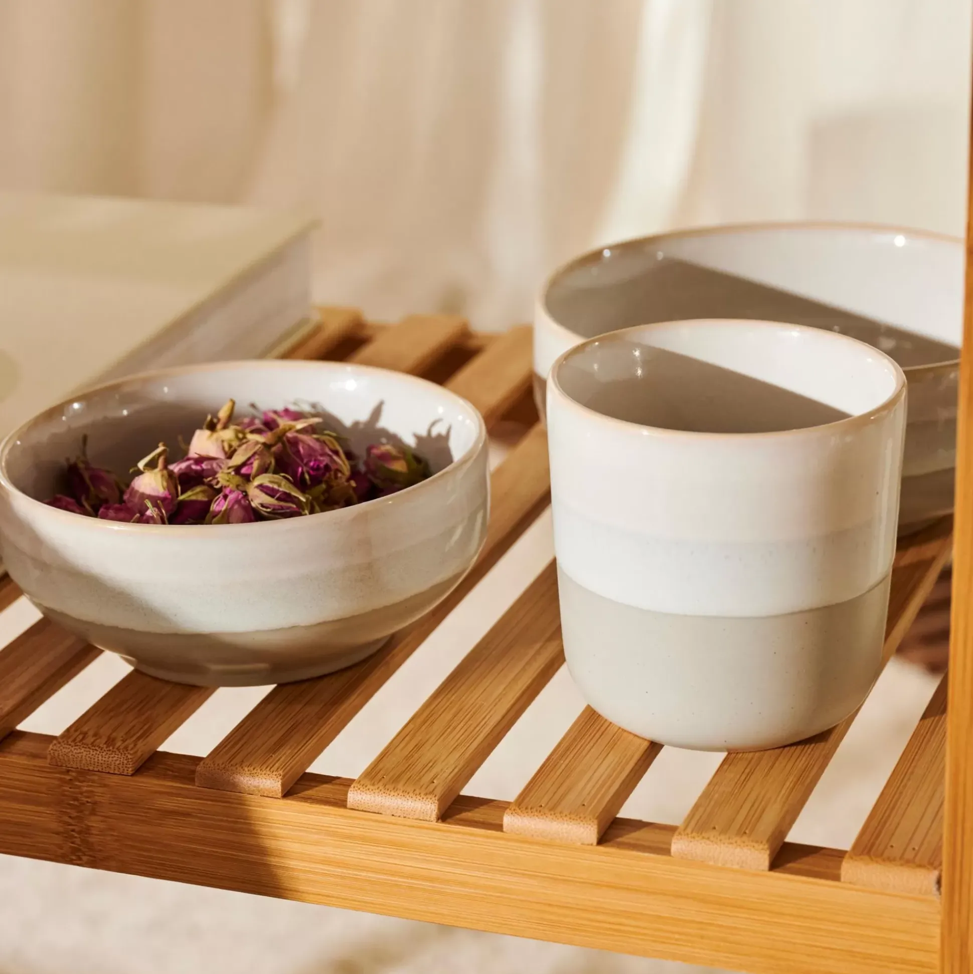 Tacitas<CASA Jessie White Taza Sin Asa Blanco