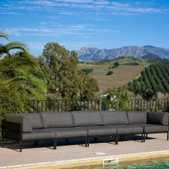 Conjuntos Lounge<CASA Jumbo Silla Esquinera Negro