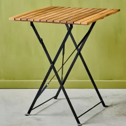 Mesas De Jardín<CASA Kapas Mesa Plegable Natural