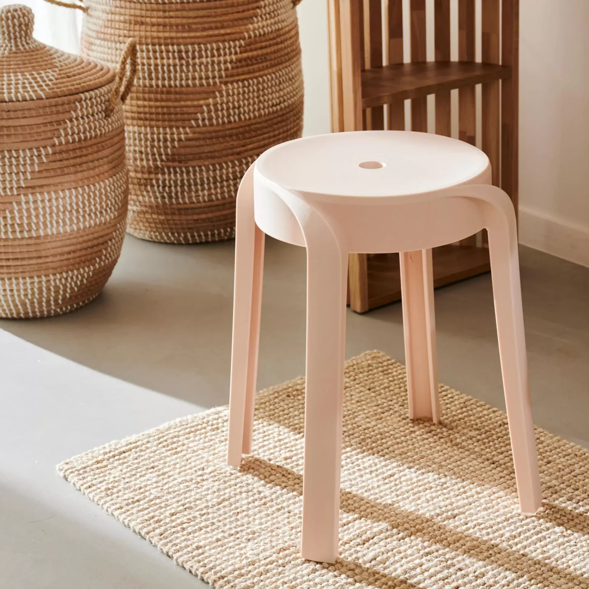 Taburetes<CASA Karlus Taburete Beis