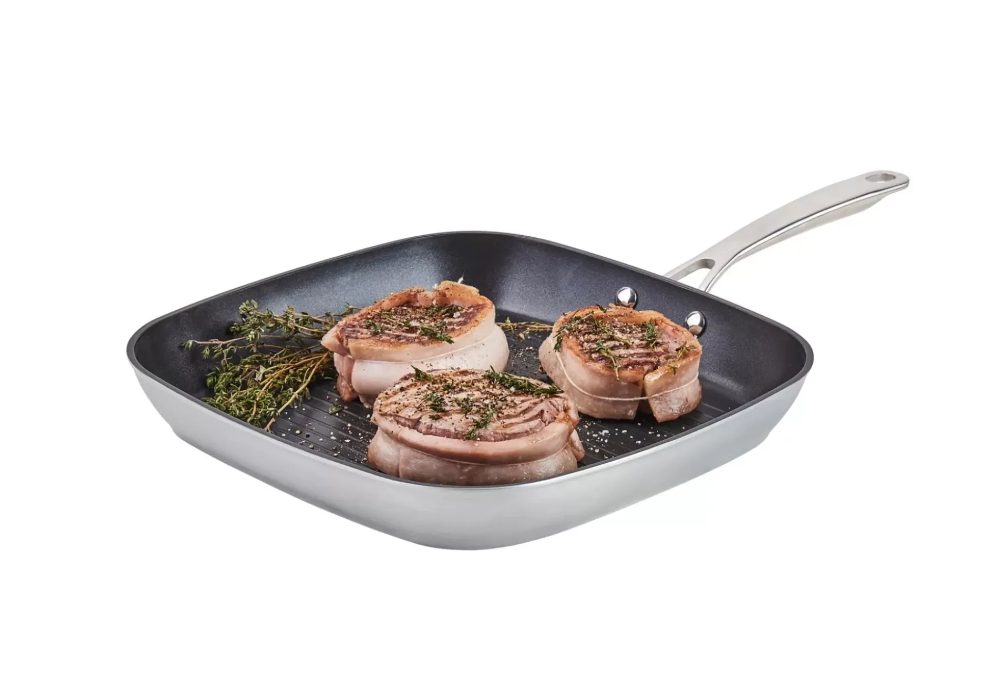 Sartenes<CASA Kastrol Plancha Plateado