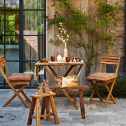 Mesas De Jardín<CASA Kos Mesa Plegable Natural