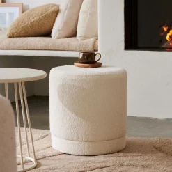 Pufs<CASA Lance Puf Blanco