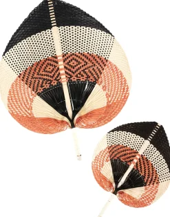 Figuras Decorativas<CASA Lanka Abanico Negro, Marron, Natural