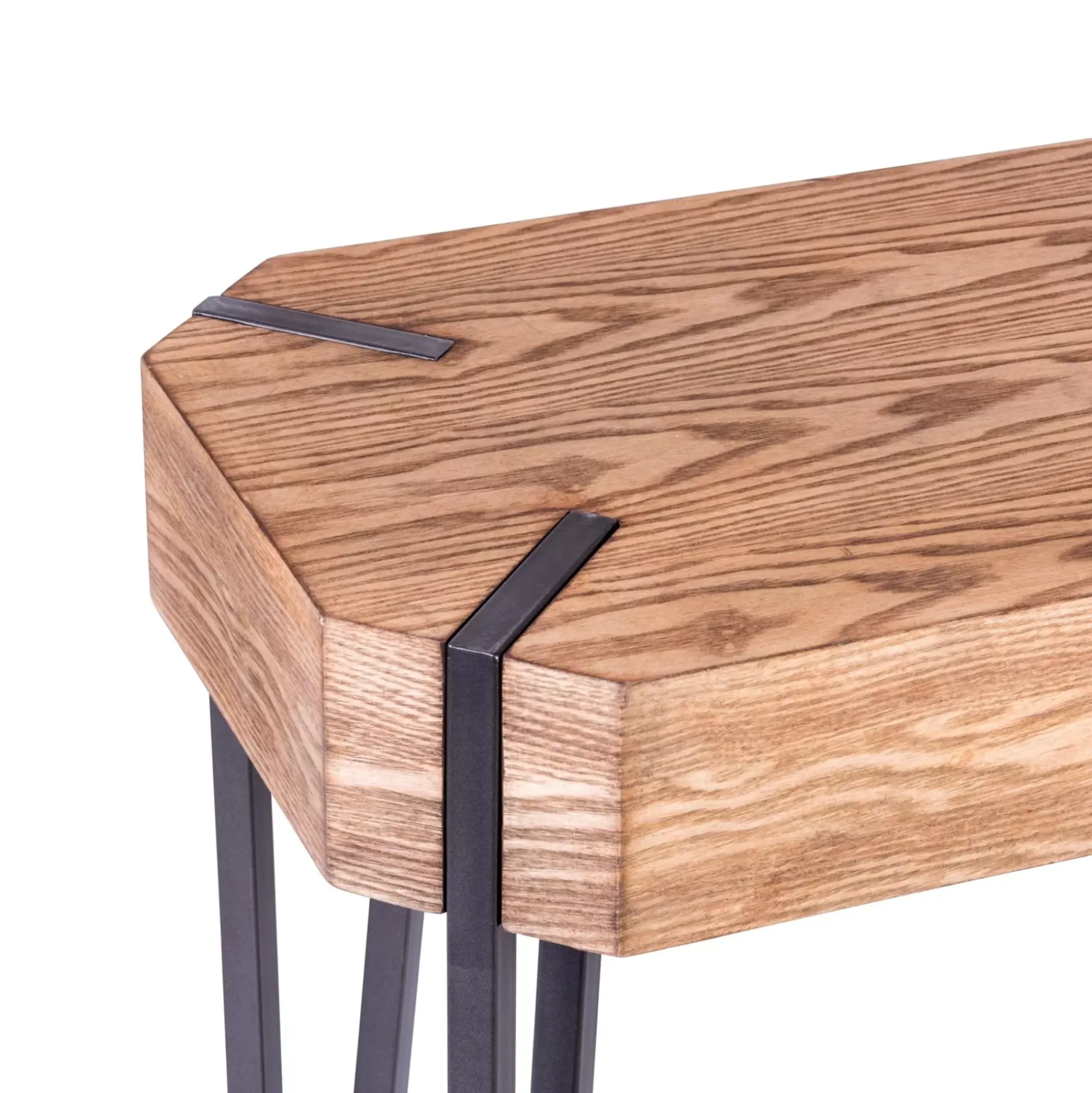 Consolas<CASA Lanon Consola Negro, Natural