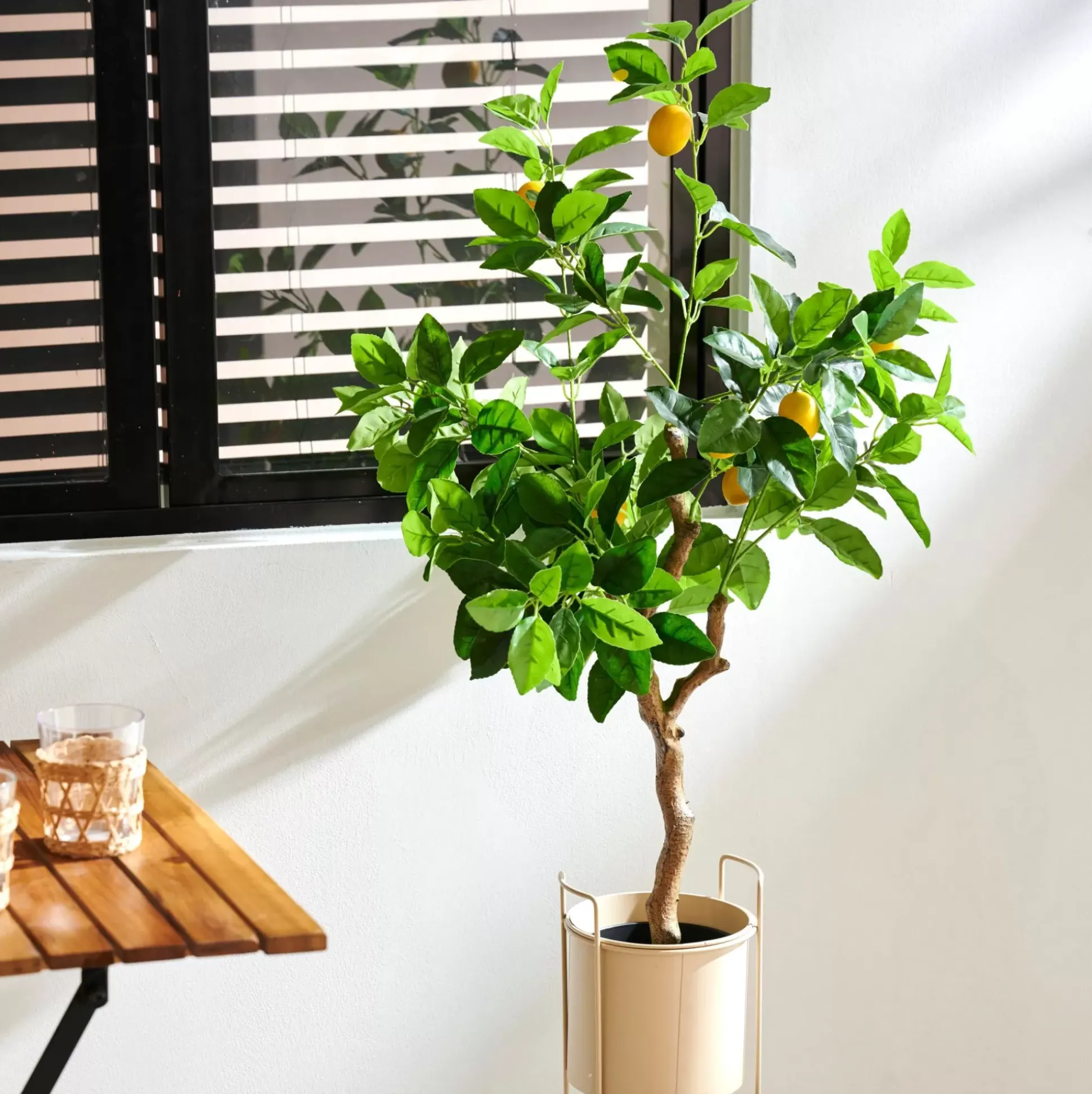 Plantas Artificiales<CASA Lemon Limonero Verde