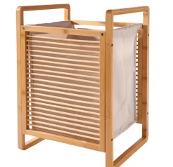 Cesto De La Ropa<CASA Linolux Bamboe Cesta Para Colada Natural