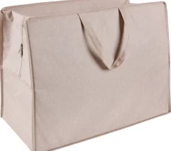 Bolsas De Compras<CASA Linolux Bolsa Almacenaje Xl Con Cremallera Beis