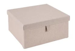 Cajas De Almacenamiento<CASA Linolux Caja De Almacenaje Con Tapa Beis