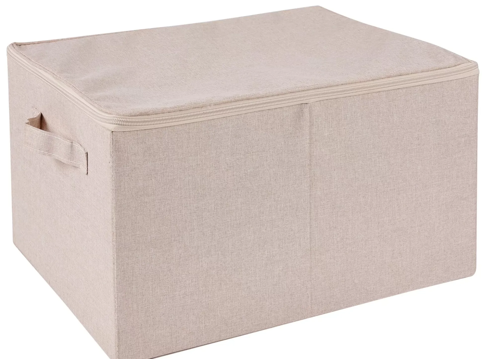 Cajas De Almacenamiento<CASA Linolux Caja De Almacenaje/ Cierre Cremall. Beis