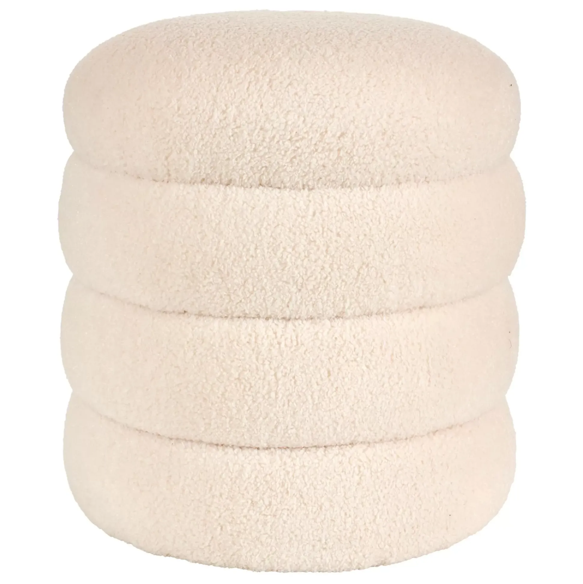 Pufs<CASA Lobby Puf Blanco Apagado