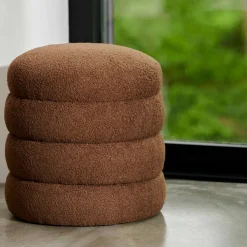 Pufs<CASA Lobby Puf Marron
