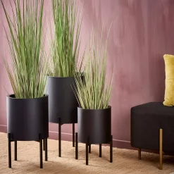 Maceteros De Jardín<CASA Lounge Macetero Negro