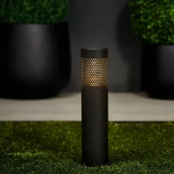 Iluminación Exterior<CASA Lux Lampara Solar Negro