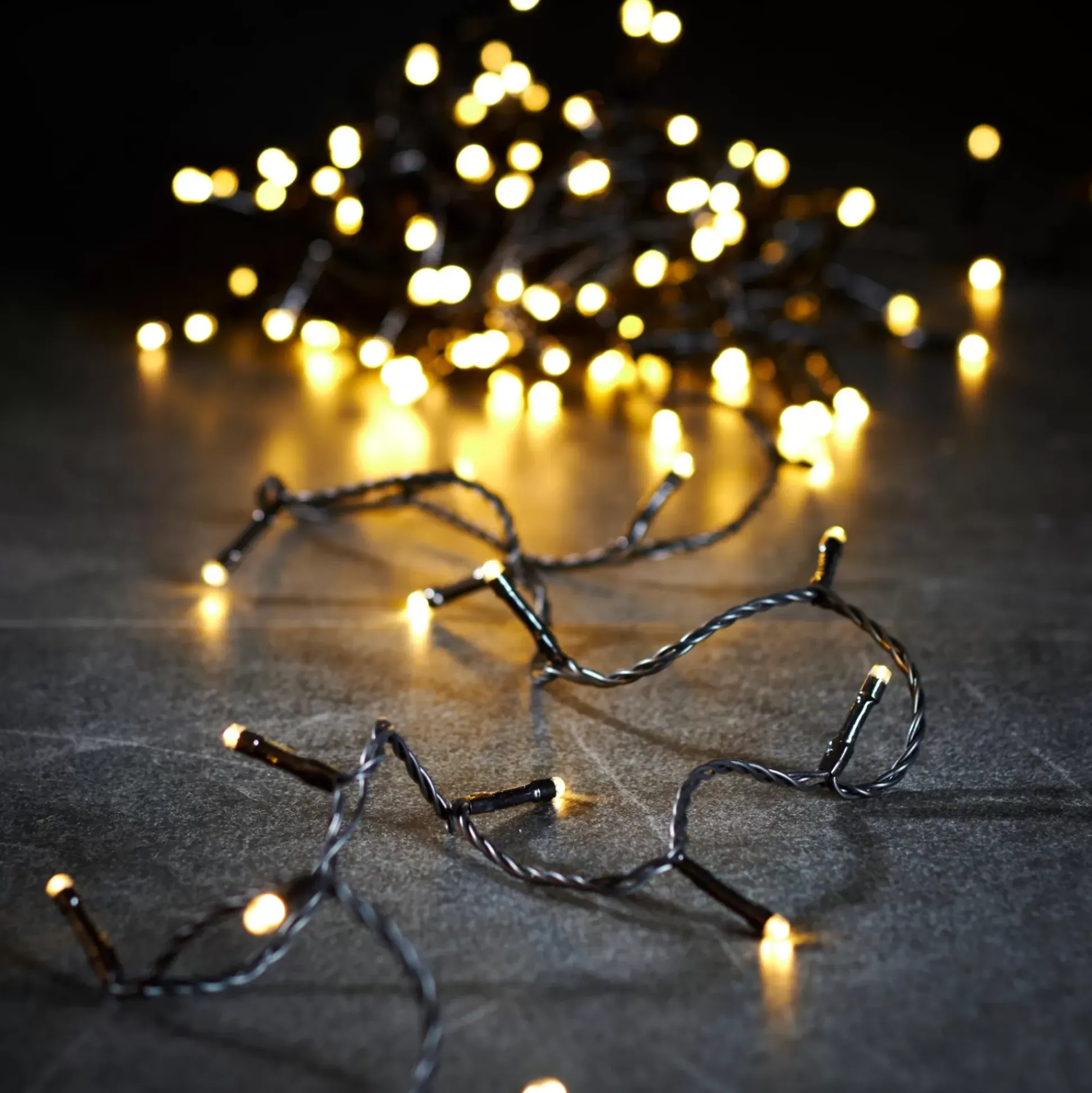 Guirnaldas De Luz<CASA Luz Guirnalda Negro